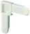 Make-2-Fit PL 7729 Square Cut Screen Frame Corner, Plastic, White, For: Square-Cut Ends of 5/16 Aluminum Screen Frame [SKU: ORG6774442]