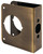 Prime-Line U 9572 Lock and Door Reinforcer, 2-3/8 in Backset, 1-3/8 in Thick Door, Brass, Antique Brass, 4-1/2 in H [SKU: ORG0265801]