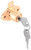 Defender Security U 9947 Drawer and Cabinet Lock, Keyed Lock, Y13 Yale Keyway, Brass [SKU: ORG1067974]
