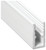 Make-2-Fit PL-14166 Window Frame, 5/8 in W, 94 in L, Aluminum, White [SKU: ORG7084106]