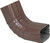Amerimax 2526419 Gutter Front Elbow, Aluminum, Brown [SKU: ORG3622628]