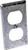 RACO 864 Handy Box Cover, 0.22 in L, 2.313 in W, Rectangular, 1 -Gang, Steel, Gray, Galvanized [SKU: ORG6153159]
