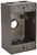 HUBBELL 5321-2 Weatherproof Box, 4 -Outlet, 1 -Gang, Aluminum, Bronze, Powder-Coated [SKU: ORG5775317]