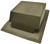 Master Flow IR65WW Roof Louver, 5.88 in L, 18 in W, Resin, Weathered Wood, Bronze [SKU: ORG0778605]