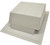 Master Flow IR65G Roof Louver, 5.88 in L, 18 in W, Resin, Gray [SKU: ORG7955313]