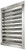 Master Flow DA1218 Dual Louver, 20-1/2 in L, 14-1/2 in W, Aluminum, Silver, Mill [SKU: ORG6246912]