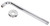 Boston Harbor B1180CP Shower Arm, 1/2-14 Connection, Threaded, 2.75 in L, Stainless Steel, 90 deg [SKU: ORG6002059]