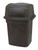 CONTINENTAL COMMERCIAL Colossus 6452BN Trash Receptacle, 45 gal Capacity, HDPE, Brown, Spring Loaded Doors Closure [SKU: ORG6417232]