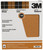 3M 88619 Sandpaper Sheet, 11 in L, 9 in W, Fine, 120 Grit, Garnet Abrasive, Paper Backing [SKU: ORG6086557]