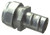 Halex 04905B Combination Conduit Coupling, 1/2 in Compression, 1 in OD, Zinc-Plated [SKU: ORG7013931]