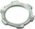 Halex 26192 Conduit Locknut, 3/4 in, Steel, Zinc [SKU: ORG7780877]