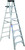 WERNER 378 Step Ladder, 8 ft Max Reach H, 7-Step, 300 lb, Type IA Duty Rating, 3 in D Step, Aluminum, Black [SKU: ORG6287254]