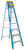 WERNER 6008 Step Ladder, 12 ft Max Reach H, 7-Step, 250 lb, Type I Duty Rating, 3 in D Step, Fiberglass, Blue [SKU: ORG6355150]