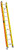 WERNER GLIDESAFE T6200-2GS Series T6220-2GS Extension Ladder, 19 ft H Reach, 300 lb, 20-Step, Fiberglass, Orange/Yellow [SKU: ORG7439995]