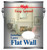 Majic Paints 8-1000-1 Interior Paint, Flat, White, 1 gal, Pail, Latex Base [SKU: ORG1373554]