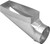 Imperial GV0664 End Boot, 3 in L, 10 in W, 6 in H, 30 Gauge, Galvanized [SKU: ORG0422717]