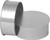 Imperial GV0726 Round End Cap, 8 in Dia, Galvanized Steel, Galvanized [SKU: ORG1608157]