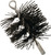 Imperial Polypro BR0181 Round Chimney Brush, 6 in Dia Brush, Polypropylene Trim [SKU: ORG9610460]