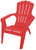 Gracious Living Adirondack II 11610-26ADI Adirondack Chair, 29-3/4 in W, 35-1/4 in D, 33-1/2 in H, Resin Seat [SKU: ORG8288482]