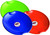PARICON 626 Flying Saucer, 4-Years Old and Up Capacity, Plastic, Blue/Lime Green/Orange [SKU: ORG6139885]