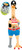 RUFFIN'IT 80528-1 Dog Toy, S, Captain Jack Chicken, Rubber [SKU: ORG4767448]