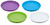 Arrow Plastic 00198 Round Serving Tray, Round, Plastic, Assorted, 15-3/4 in Dia [SKU: ORG0520023]