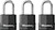 Master Lock Magnum Series M115XTRILF Padlock, Keyed Alike Key, 5/16 in Dia Shackle, 1-1/2 in H Shackle, Zinc [SKU: ORG6913065]
