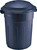 Rubbermaid FG2894FFBLAZB Refuse Container, 32 gal Capacity, Plastic, Blazer Blue, Snap-Fit Lid Closure [SKU: ORG6258438]