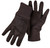 BOSS 4020-12 General-Purpose Jersey Gloves, L, Knit Wrist Cuff, Cotton, Brown [SKU: ORG5447552]