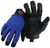BOSS 5205L Mechanic's Gloves, Men's, L, Reinforced Thumb, Wrist Strap Cuff, Blue [SKU: ORG7283070]