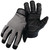 BOSS 5204X Utility Mechanic's Gloves, XL, Wing Thumb, Wrist Strap Cuff, PVC, Black/Gray [SKU: ORG7283161]