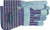 BOSS 4046 Driver Gloves, Unisex, L, Wing Thumb, Gauntlet Cuff, Gray [SKU: ORG0042549]