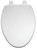 Mayfair 1580ARSL 000 Toilet Seat, Elongated, Plastic, White, Top-Tite Hinge [SKU: ORG7151145]