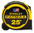 STANLEY FMHT36325S Tape Measure, 25 ft L Blade, 1-1/4 in W Blade, Steel Blade, ABS Case, Black/Yellow Case [SKU: ORG4564183]