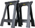 FATMAX STST60952 Folding Sawhorse, 800 lb, 5 in W, 32 in H, 22-1/2 in D, Plastic, Black [SKU: ORG0556829]