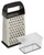 Goodcook 20307 Box Grater with Lidded Container, Stainless Steel, Black [SKU: ORG7345622]