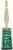 Linzer 1110-1.5 Paint Brush, 1-1/2 in W, 1-1/2 in L Bristle, Polyester Bristle, Varnish Handle [SKU: ORG6835193]