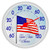 Taylor 6729 American Flag Thermometer, -60 to 120 deg F [SKU: ORG5408794]