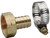 NELSON 854514-1001 Hose Repair Coupler, 5/8 in, Female, Brass, For: 5/8 in Garden Hose [SKU: ORG7343767]