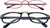 Diamond Visions RG-399 Reading Glasses, Unisex, 1 to 4 Magnification, Metal/Plastic Frame, Metal/Plastic Frame [SKU: ORG7111339]