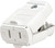 Leviton C22-00102-0WP Electrical Connector, 2 -Pole, 15 A, 125 V, NEMA: NEMA 1-15R, White [SKU: ORG4995213]