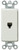 Decora 40649-W Telephone Jack, Screw Termination, Plastic Housing Material, White [SKU: ORG8651051]