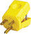 Leviton 021-05456-0PB Electrical Plug, 2 -Pole, 20 A, 250 V, NEMA: NEMA 6-20P, Yellow [SKU: ORG8650368]