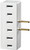 Leviton 002-00065-00W Triple Tap Outlet Adapter, 2 -Pole, 15 A, 125 V, 3 -Outlet, NEMA: NEMA 1-15R, White [SKU: ORG4589339]