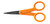 FISKARS 99947097J Non-Stick Scissor, 4.9 in OAL, 1-13/16 in L Cut, Stainless Steel Blade, Double Loop Handle [SKU: ORG3684610]
