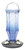 Perky-Pet 8129-2 Bird Feeder, Sapphire Starburst Vintage, 16 oz, 4 -Port/Perch, Glass, Blue, 8-1/2 in H [SKU: ORG2277762]
