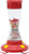 Perky-Pet 210PB Bird Feeder, Pinch Waist, 16 oz, 4-Port/Perch, Hardened Glass/Plastic, Red, 7.1 in H [SKU: ORG3876224]
