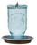 Perky-Pet 783 Wild Bird Waterer, Mason Jar, 32 oz Volume, Glass/Metal, Antique Blue [SKU: ORG9611161]