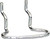 CRAWFORD 18613 Peg Hook, Steel, Silver, Zinc [SKU: ORG7001621]