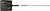 UnionTools 54246 Coal and Street Shovel, 13-1/2 in W Blade, 14-1/2 in L Blade, Steel Blade, Straight Handle [SKU: ORG6277149]